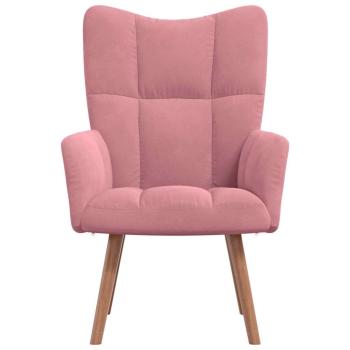 Relaxsessel Rosa Samt