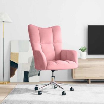 ARDEBO.de - Relaxsessel Rosa Samt