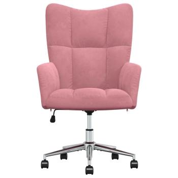 Relaxsessel Rosa Samt