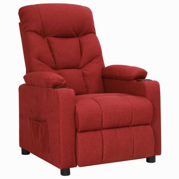 ARDEBO.de - Relaxsessel Weinrot Stoff