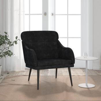 ARDEBO.de - Sessel Schwarz 63x76x80 cm Samt