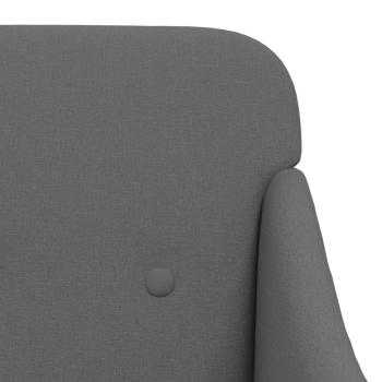 Sessel Dunkelgrau 63x76x80 cm Stoff