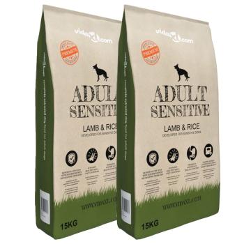 ARDEBO.de - Trockenfutter für Hunde Adult Sensitive Lamb & Rice (2 x 15 kg)