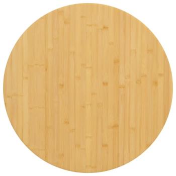 ARDEBO.de - Tischplatte Ø70x2,5 cm Bambus