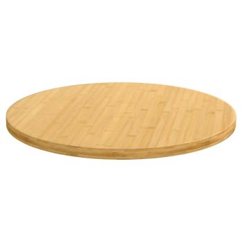 Tischplatte Ø70x2,5 cm Bambus