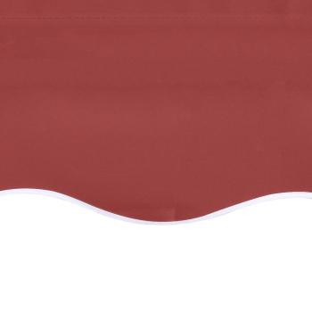Ersatzstoff für Markise Burgunderrot 350x250 cm Polyester