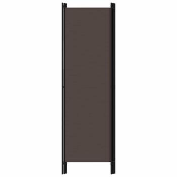 3-tlg. Raumteiler Braun 150x180 cm