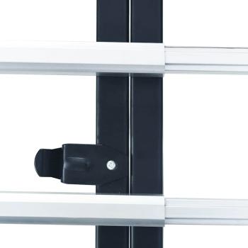 Transportwagen Klappbar 150 kg Aluminium Silbern