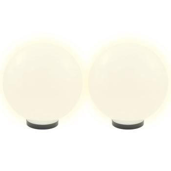 LED-Gartenleuchten 4 Stk. Kugelförmig 30 cm PMMA