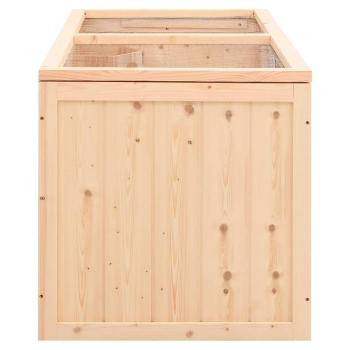 Hamsterkäfig 104 x 52 x 54 cm Massivholz Tanne