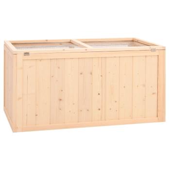 Hamsterkäfig 104 x 52 x 54 cm Massivholz Tanne