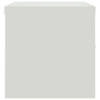 Aktenschrank Hellgrau 90x40x40 cm Stahl