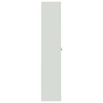 Aktenschrank Hellgrau 105x40x180 cm Stahl