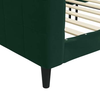 Tagesbett Dunkelgrün 80x200 cm Samt