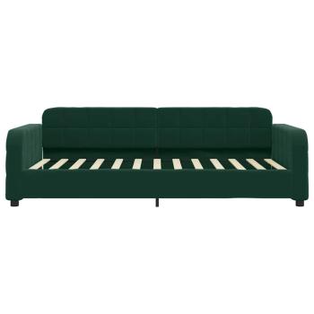 Tagesbett Dunkelgrün 90x200 cm Samt
