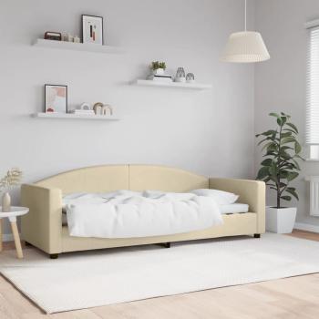 ARDEBO.de - Tagesbett Creme 80x200 cm Stoff
