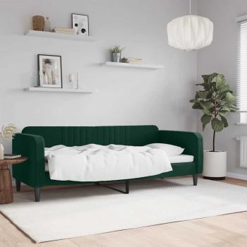 ARDEBO.de - Tagesbett Dunkelgrün 80x200 cm Samt