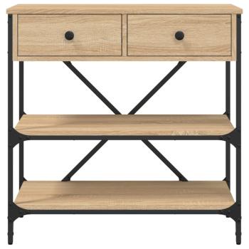 Konsolentisch Sonoma-Eiche 75x34,5x75 cm Holzwerkstoff