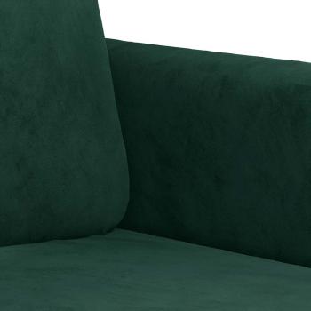 Sessel Dunkelgrün 60 cm Samt