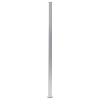 Zaunpfosten 2 Stk. Aluminium 185 cm