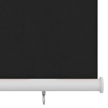 Außenrollo 165 (B)x140 (H) cm Schwarz
