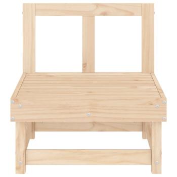 Garten-Mittelsofa Massivholz Kiefer