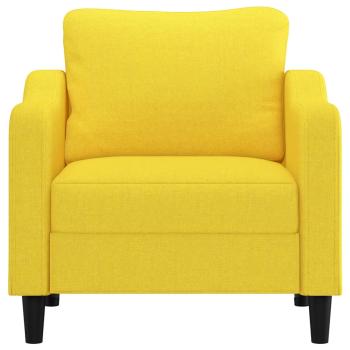 Sessel Hellgelb 60 cm Stoff