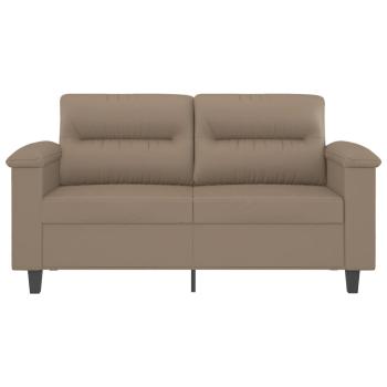 2-Sitzer-Sofa Cappuccino 120 cm Kunstleder