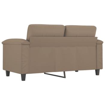 2-Sitzer-Sofa Cappuccino 120 cm Kunstleder