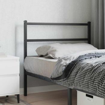 ARDEBO.de - Ersatz-Kopfteil Metall Schwarz 107 cm