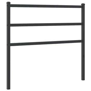 Ersatz-Kopfteil Metall Schwarz 107 cm