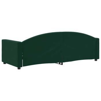 Tagesbett Dunkelgrün 80x200 cm Samt