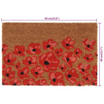 Fußmatte Natur 40x60 cm Kokosfaser Getuftet
