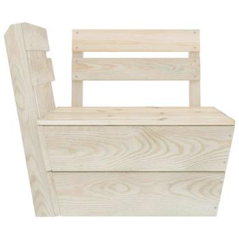 Garten-Palettensofa 2-Sitzer Impregniertes Fichtenholz