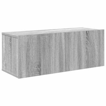 5-tlg. TV-Schrank-Set Grau Sonoma Holzwerkstoff
