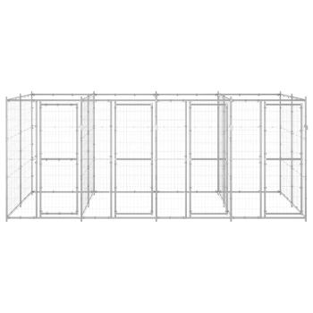 Outdoor-Hundezwinger Verzinkter Stahl 9,68 m²