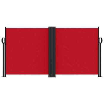 Seitenmarkise Ausziehbar Rot 120x1200 cm
