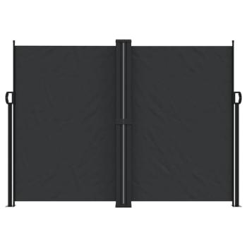 Seitenmarkise Ausziehbar Schwarz 180x1000 cm