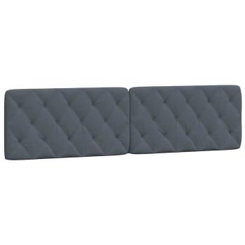 Bettgestell ohne Matratze Dunkelgrau 200x200 cm Samt