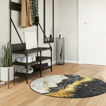 ARDEBO.de - Teppich Waschbar Mehrfarbig Ø 120 cm