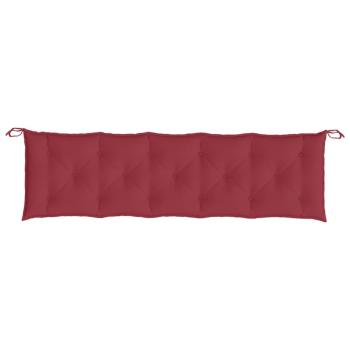 Gartenbank-Auflagen 2 Stk. Weinrot 180x50x7 cm Oxford-Gewebe