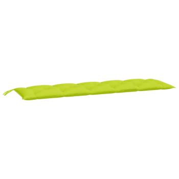 Gartenbank-Auflagen 2 Stk. Hellgrün 180x50x7 cm Oxford-Gewebe