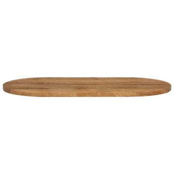 Tischplatte 110x40x3,8 cm Oval Massivholz Mango