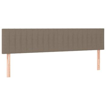 Bettgestell ohne Matratze Taupe 120x190 cm Stoff