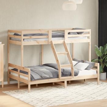 ARDEBO.de - Etagenbett 80x200/120x200 cm Massivholz Kiefer