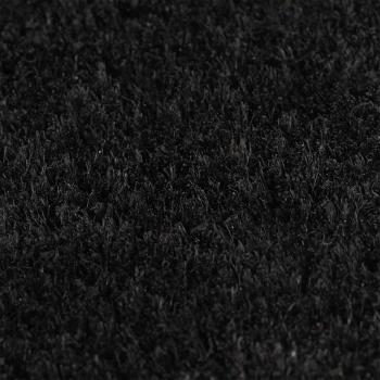 Fußmatte Schwarz 40x60 cm Kokosfaser Getuftet