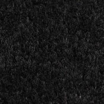 Fußmatten 5 Stk. Schwarz 40x60 cm Kokosfaser Getuftet