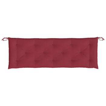 Gartenbank-Auflagen 2 Stk. Weinrot 150x50x7 cm Oxford-Gewebe