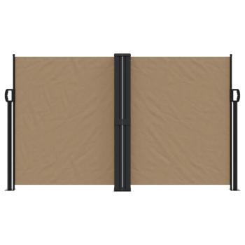 Seitenmarkise Ausziehbar Taupe 140x1200 cm
