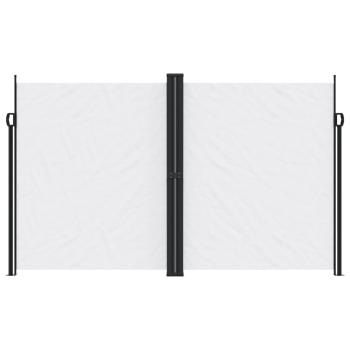Seitenmarkise Ausziehbar Weiß 200x1200 cm